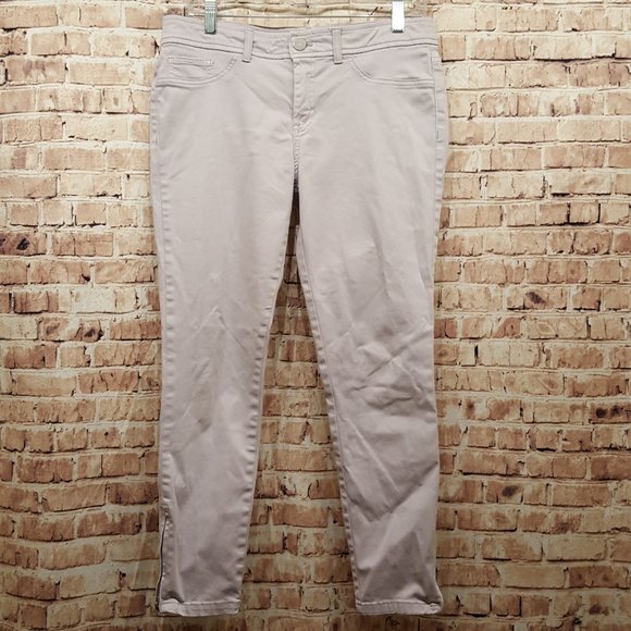 Calvin Klein Jeans Skinny Zipper Ankles Light Pink Size 6 - Picture 2 of 14